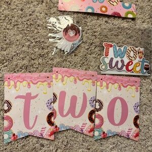 Two Sweet Birthday Decorations